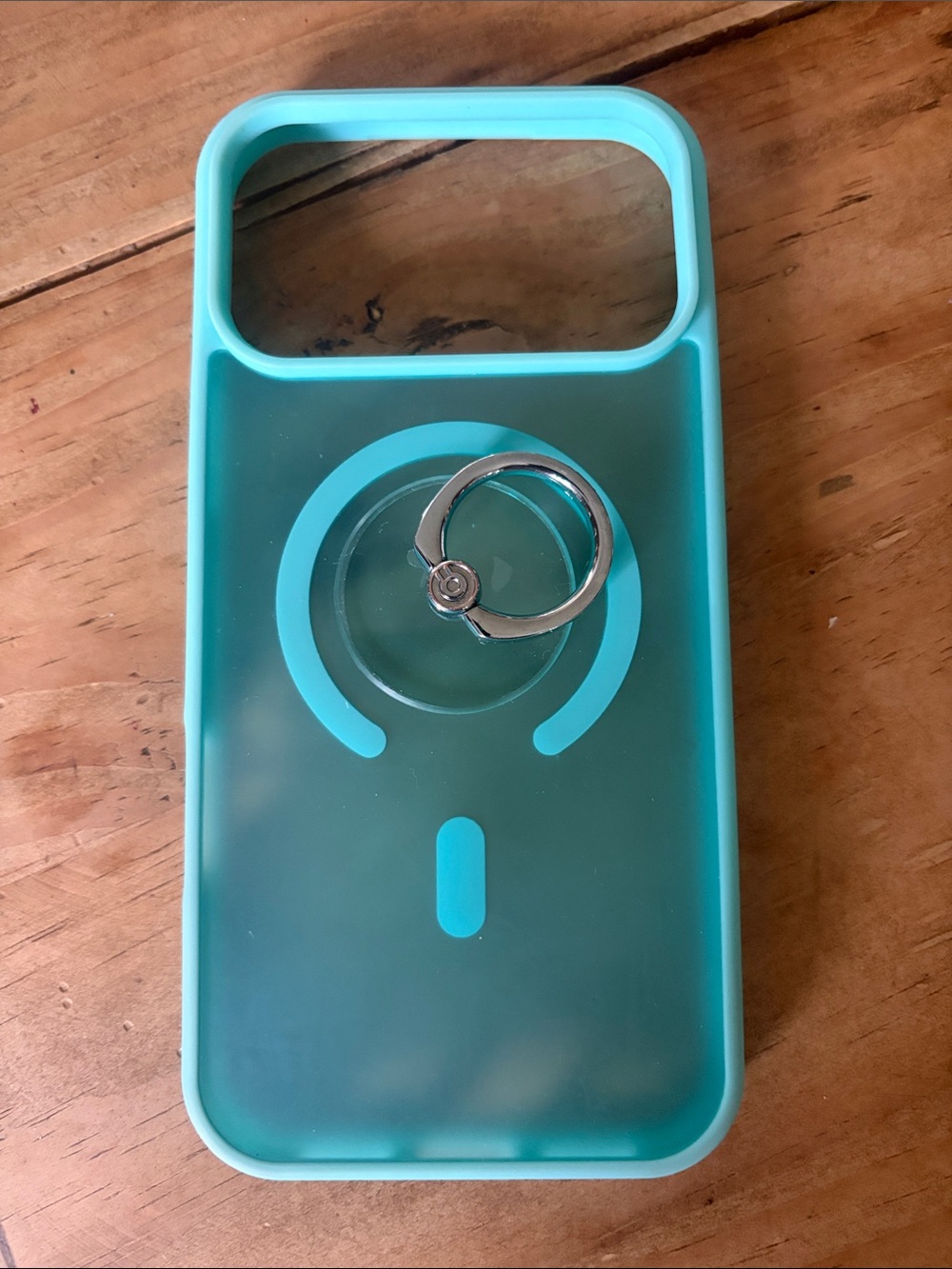 Turquoise Phone Case with Ring Holder - Unbranded
